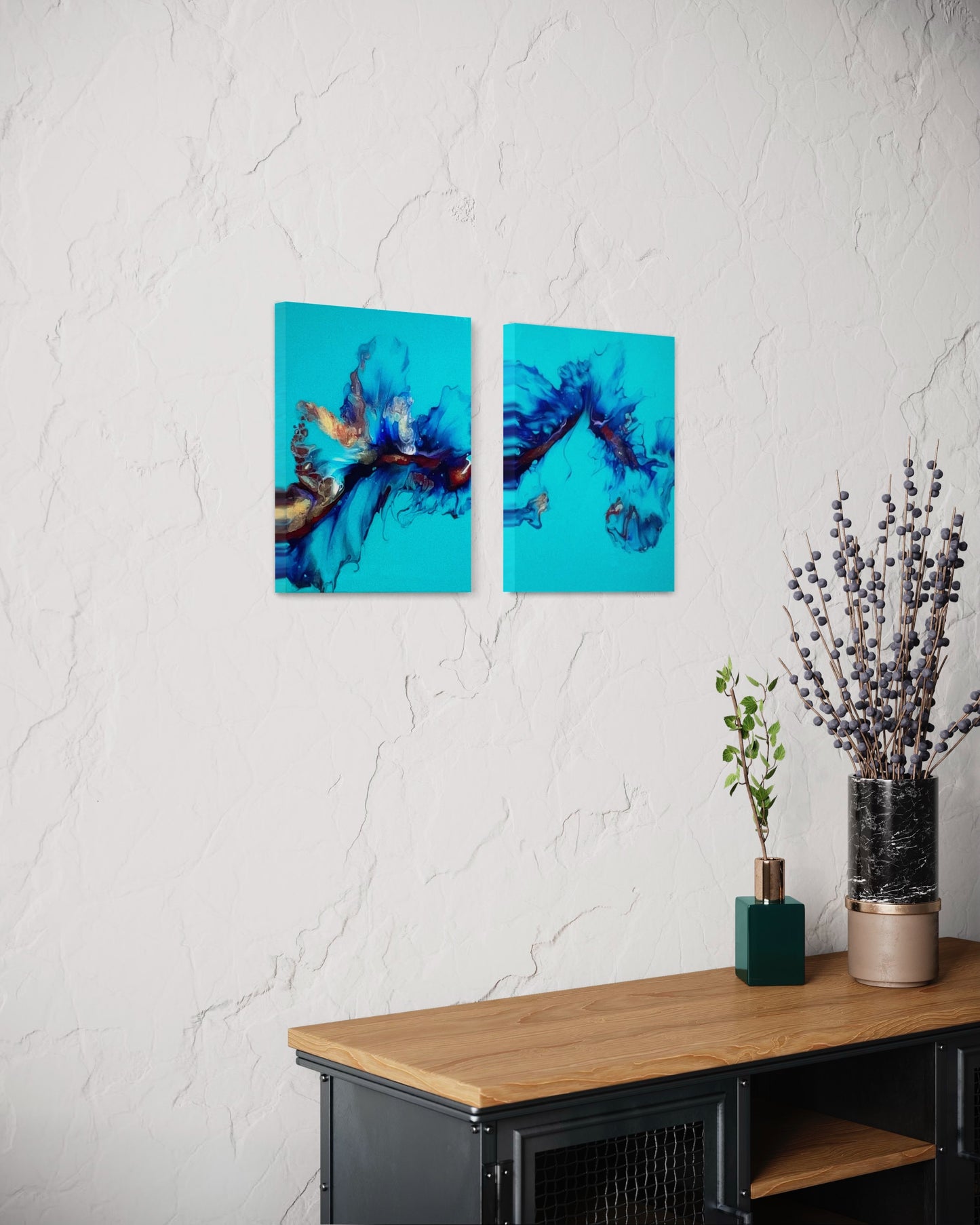 Aqueous Diptych