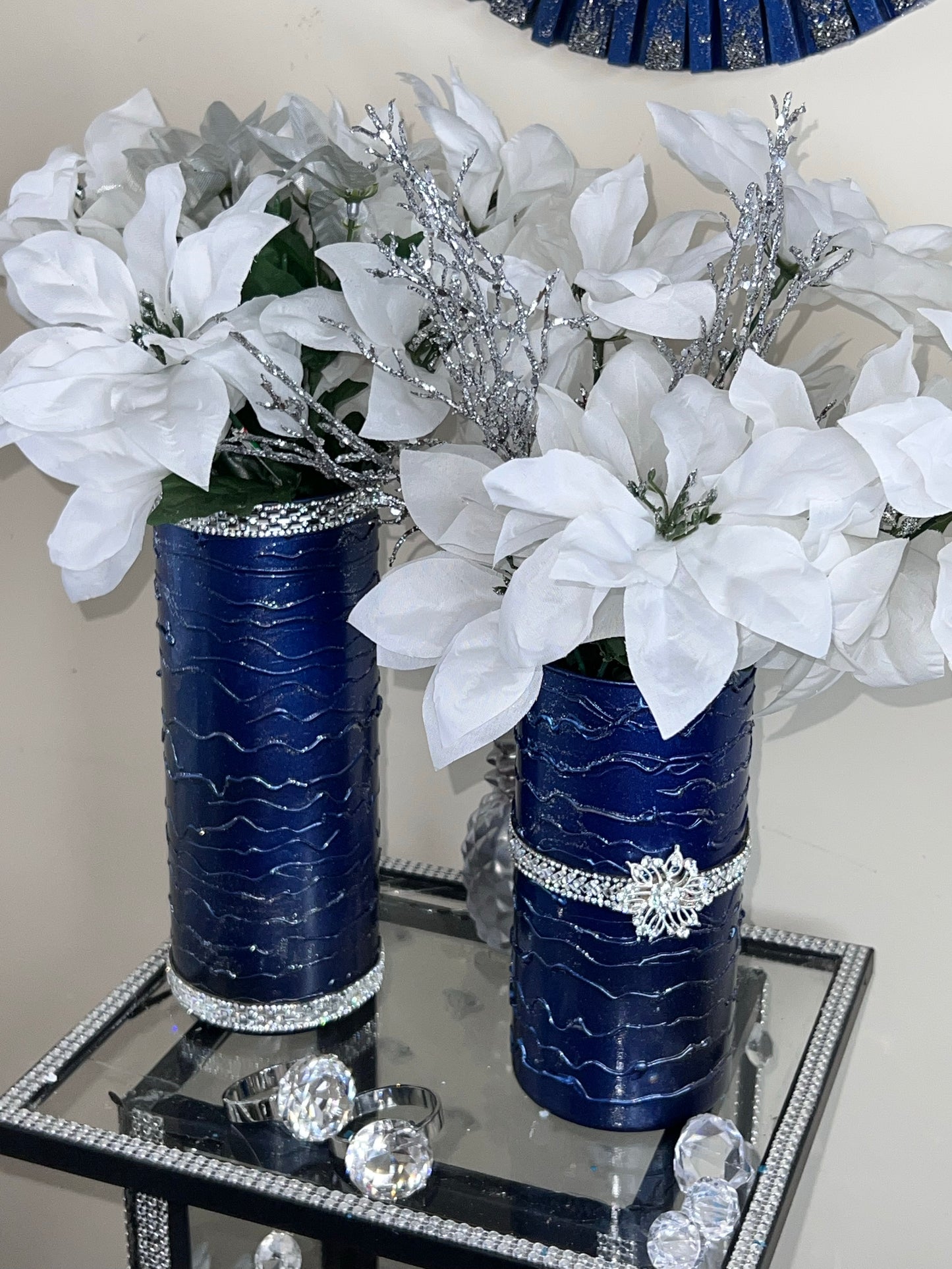 Sapphire Diamonique Vase