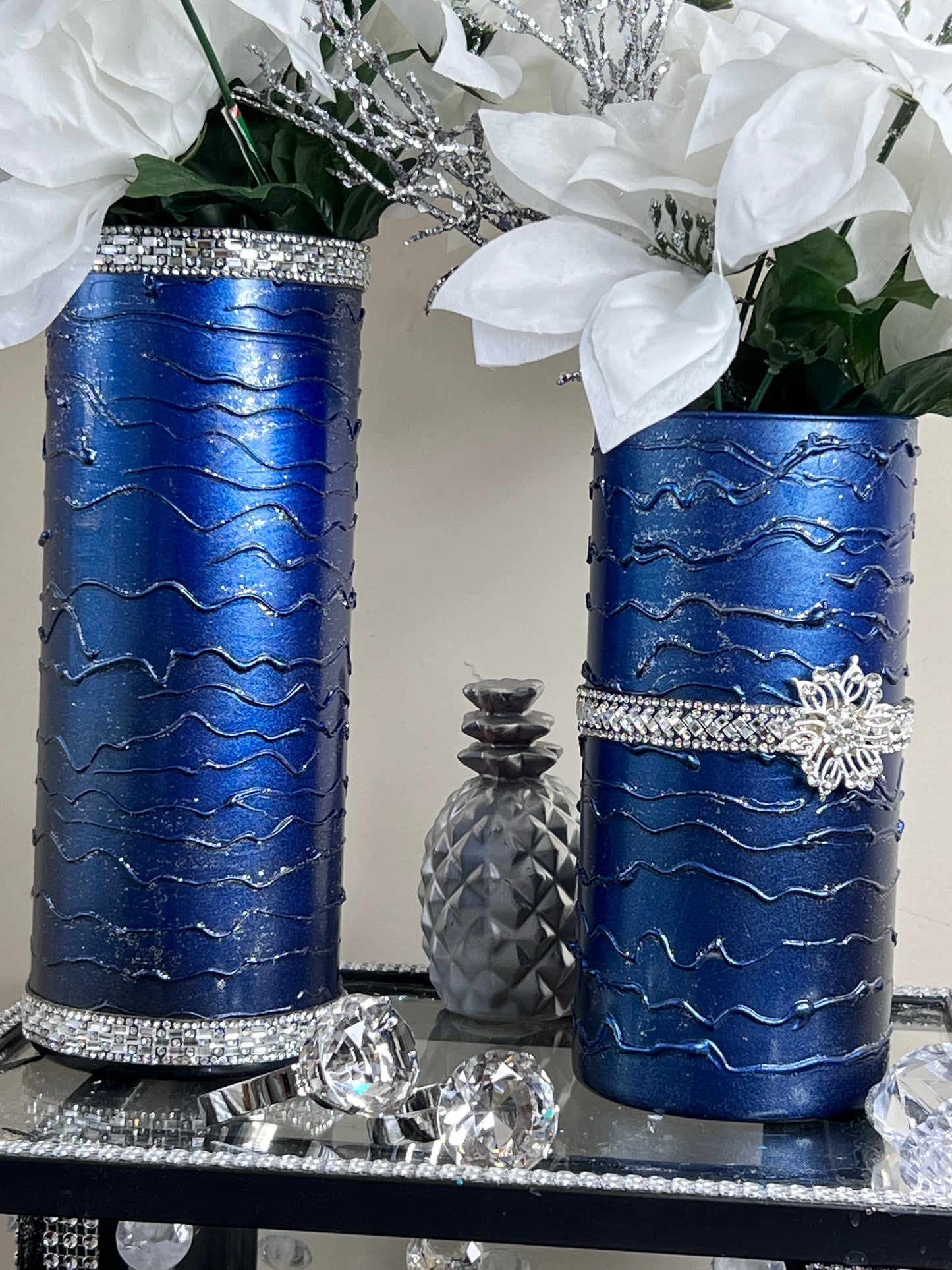 Sapphire Diamonique Vase