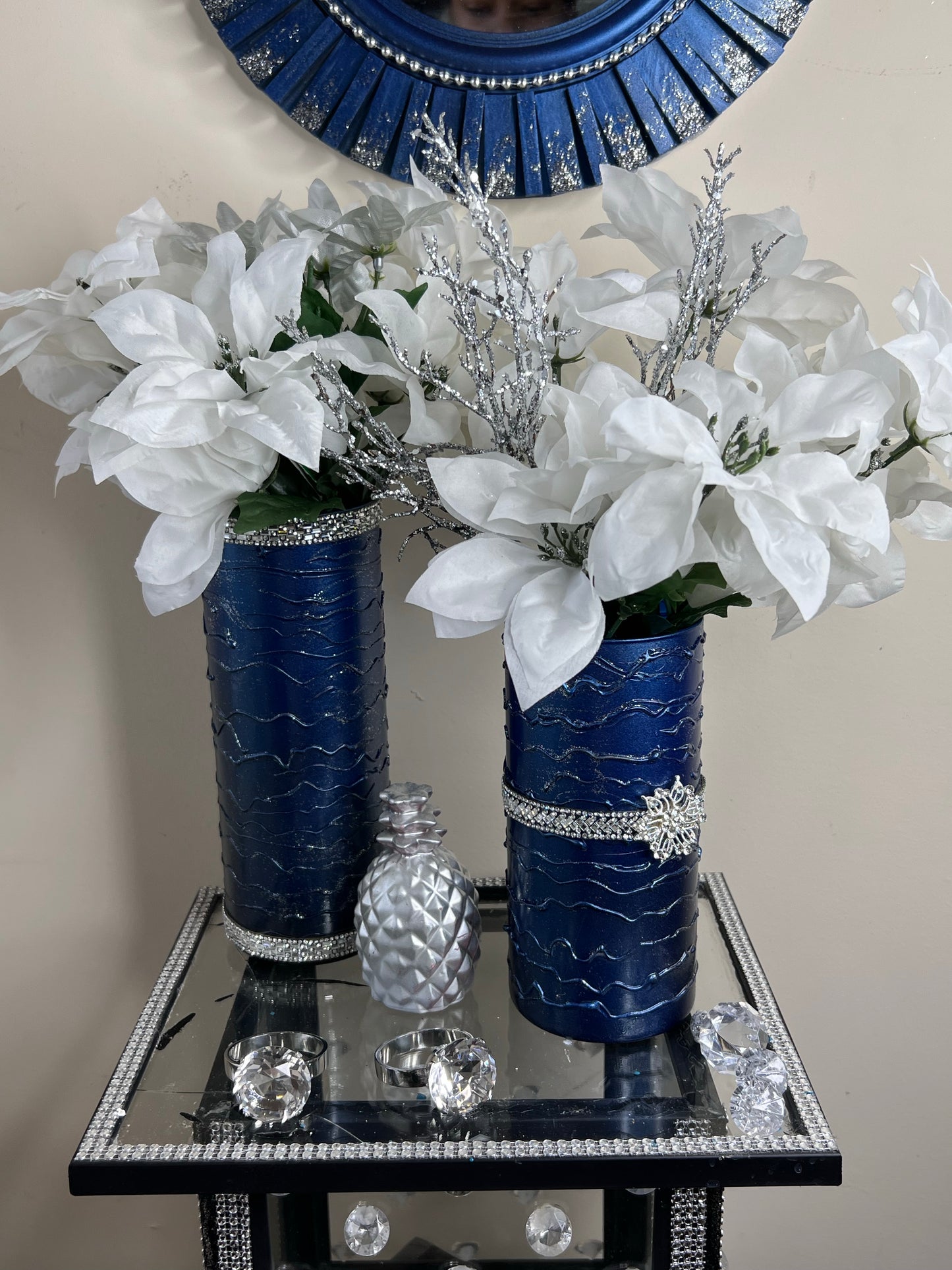 Sapphire Diamonique Vase