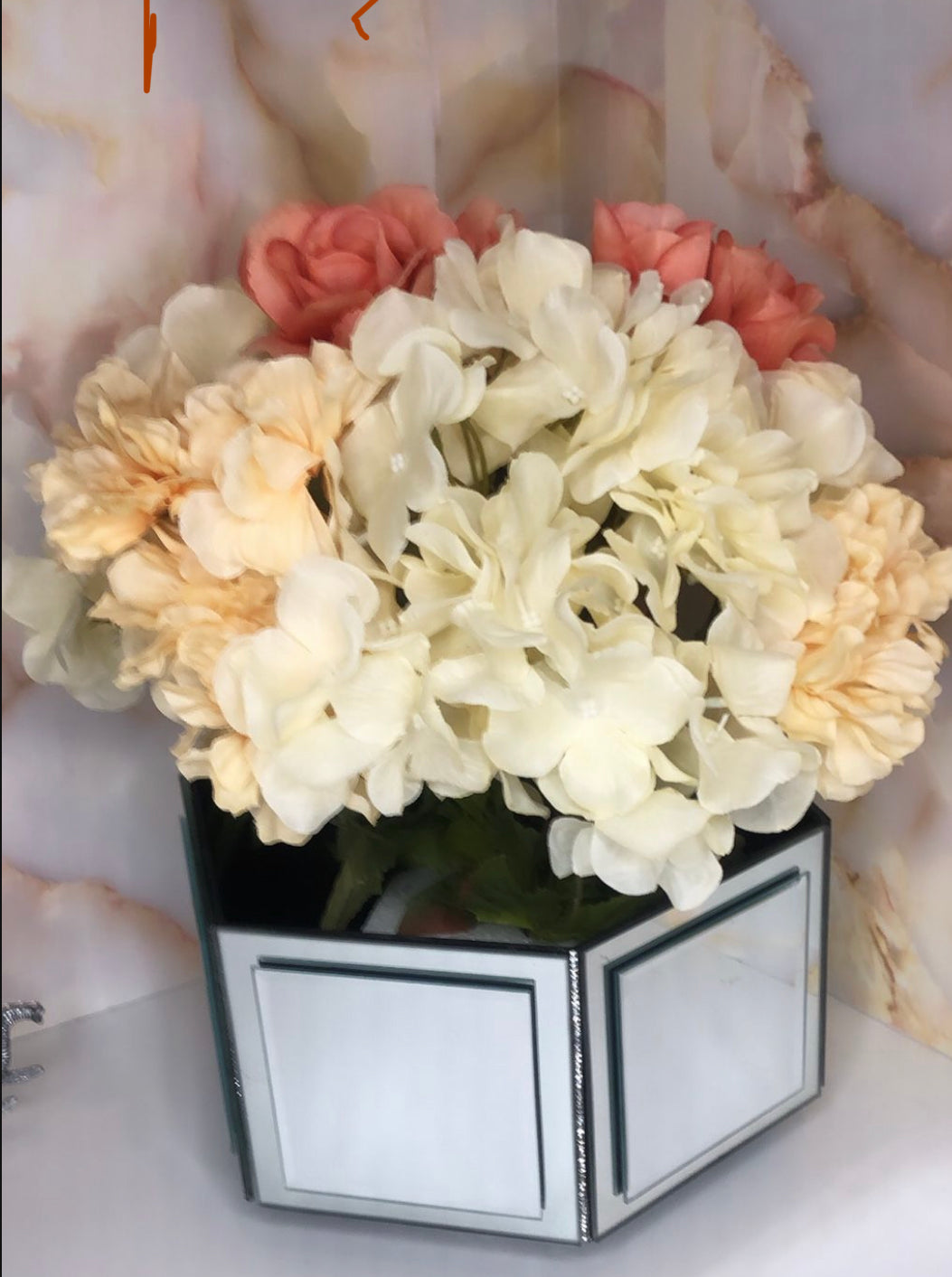 Diamond Mirror Vase