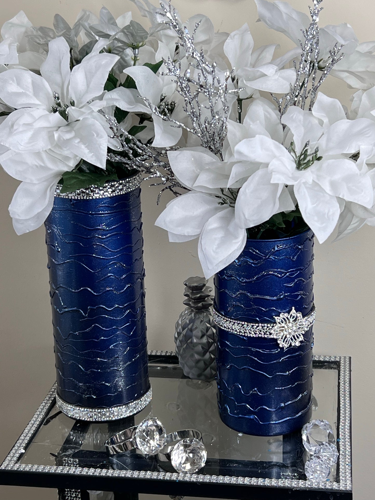 Sapphire Diamonique Vase