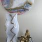 White Gold Lace Pillar