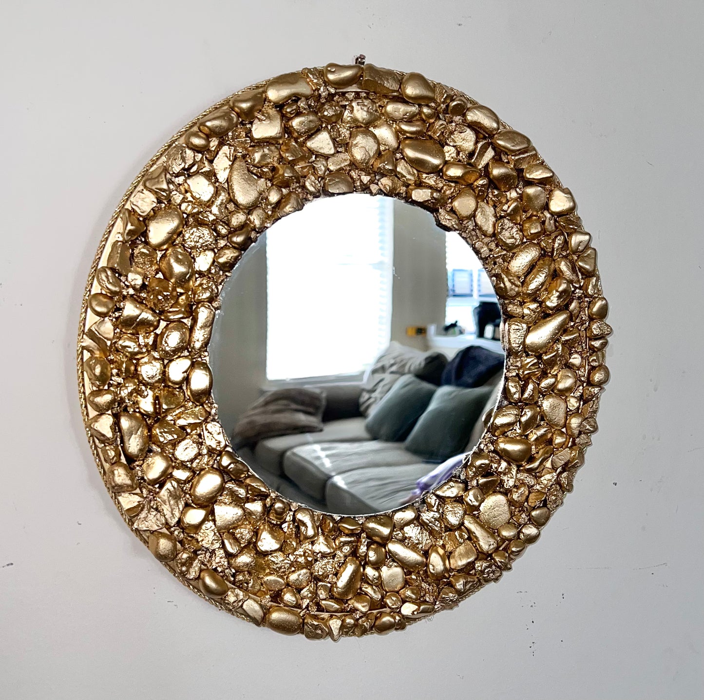 Gold Nugget Mirror