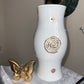 White Gold Lace Pillar
