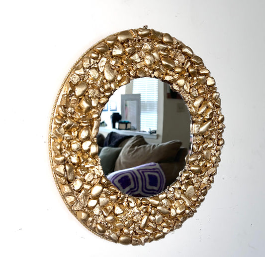 Gold Nugget Mirror