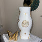 White Gold Lace Pillar